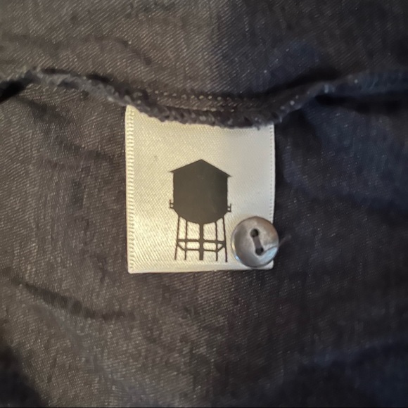 Brooklyn Industries black shirt dress shirt sleeved size medium - Picture 8 of 8